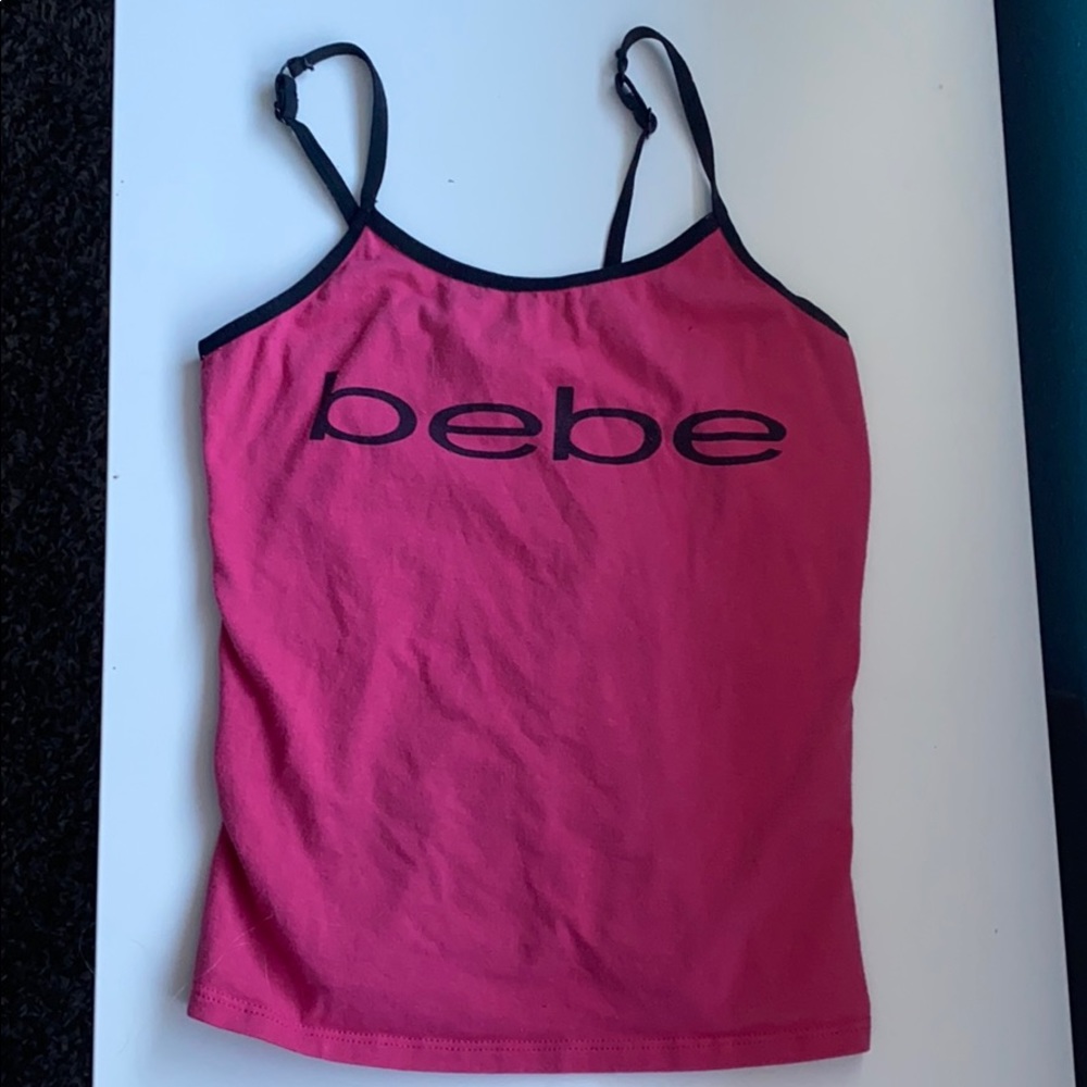 pink y2k bebe top